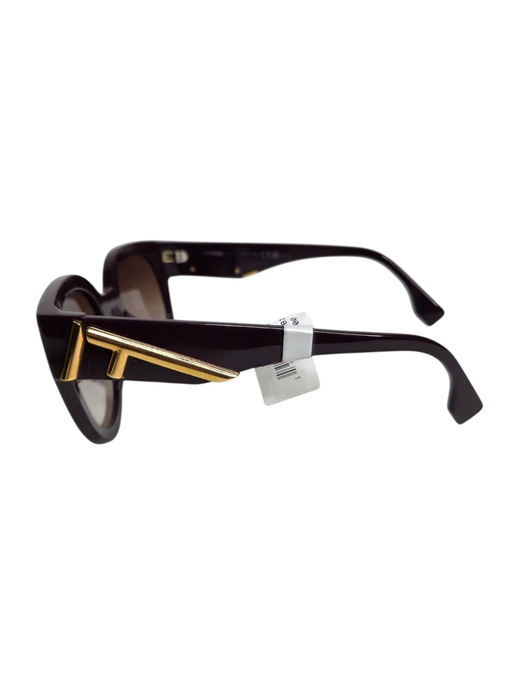 Fendi Purple Oversized Cat Eye Sunglasses